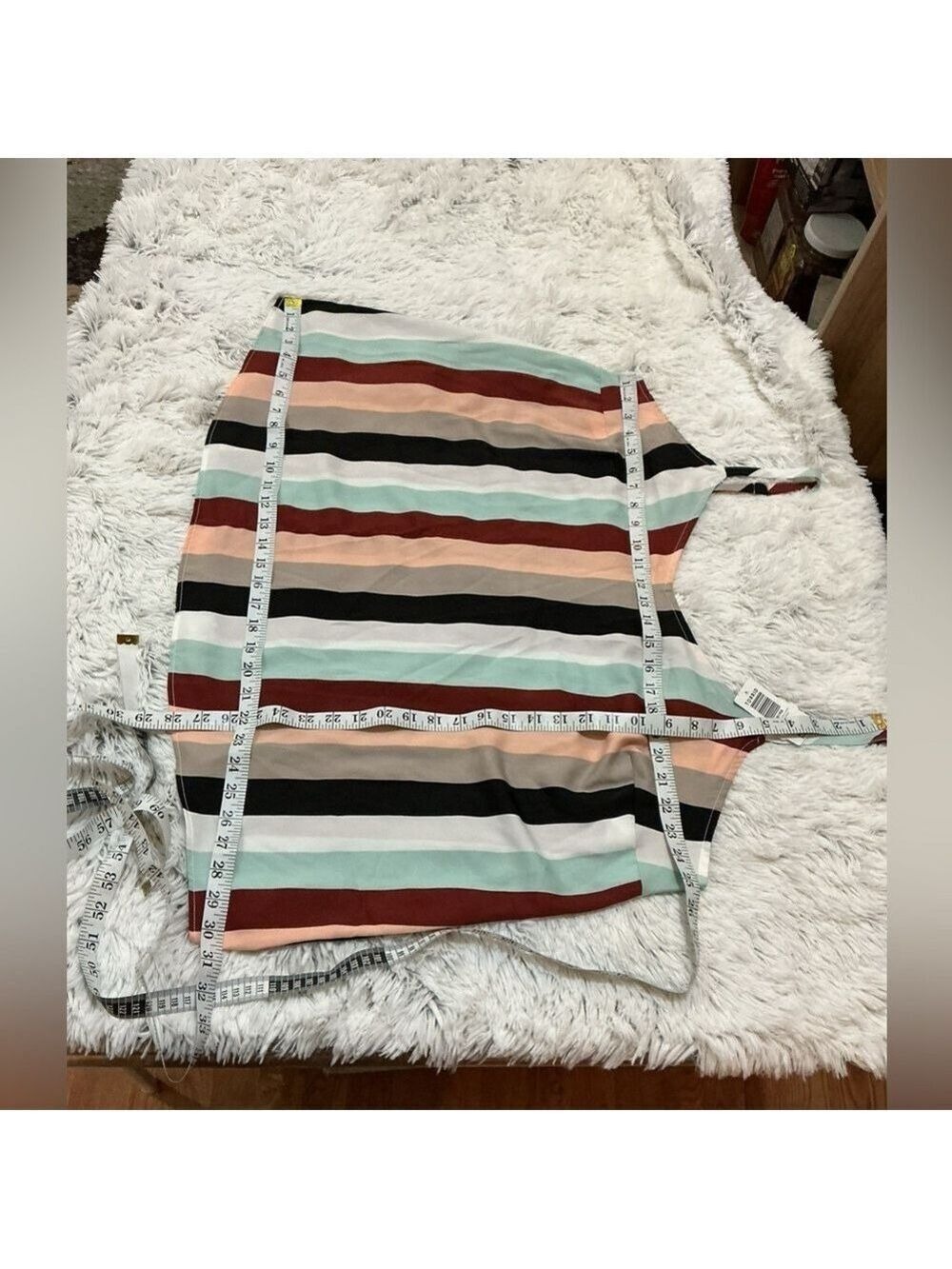 Torrid Sophie Charmeuse Swing Cami
Multi color stripes woman’s size 2 - Picture 7 of 12